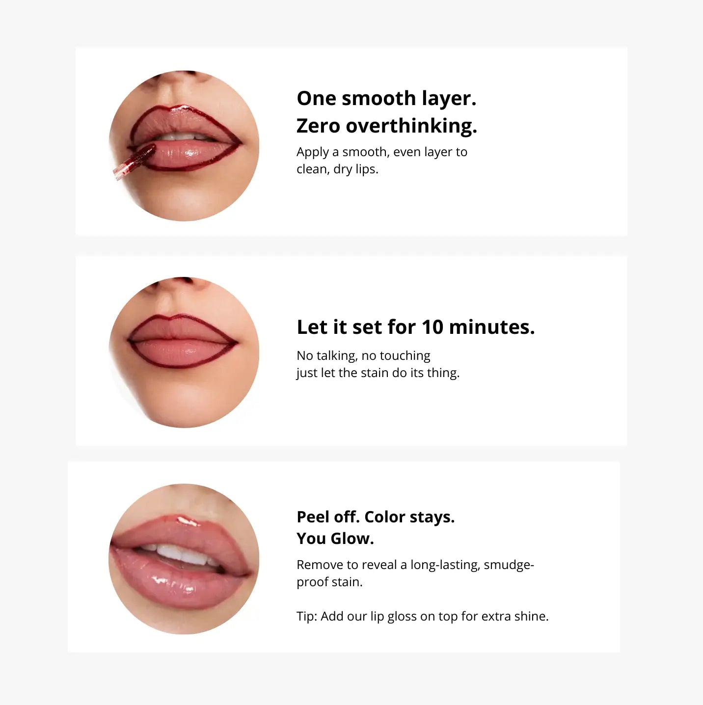 1 + 1 Gratis Stick&Peel - Peel-off Lip Stain