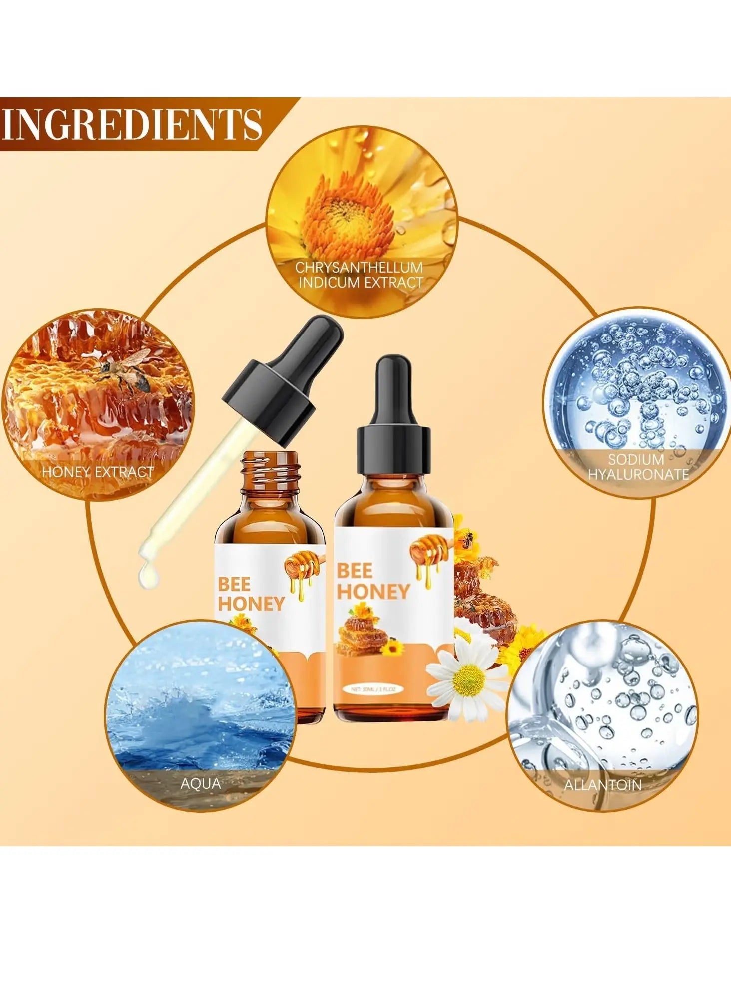 Honing Oogdruppels - Natuurlijke Oogverzorging voor Droge, Gevoelige én Tranende Ogen