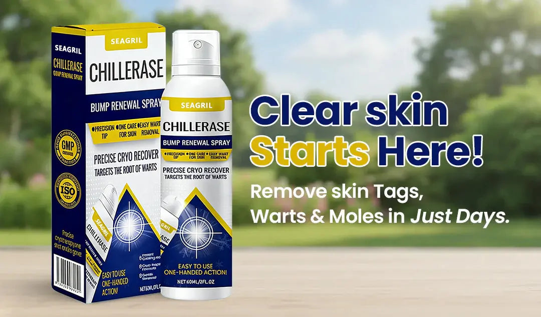 SEAGRIL™ ChillErase Spray tegen bultjes en huidoneffenheden