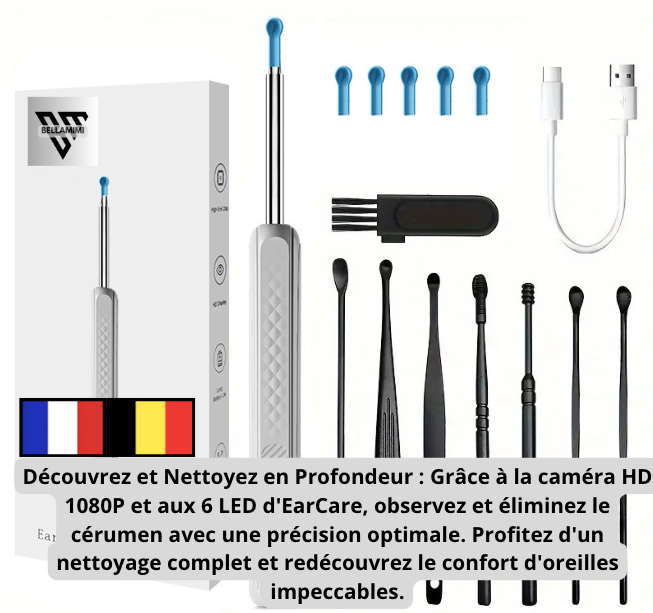 C6 - Slimme Oorreiniger Met 1080P HD-camera