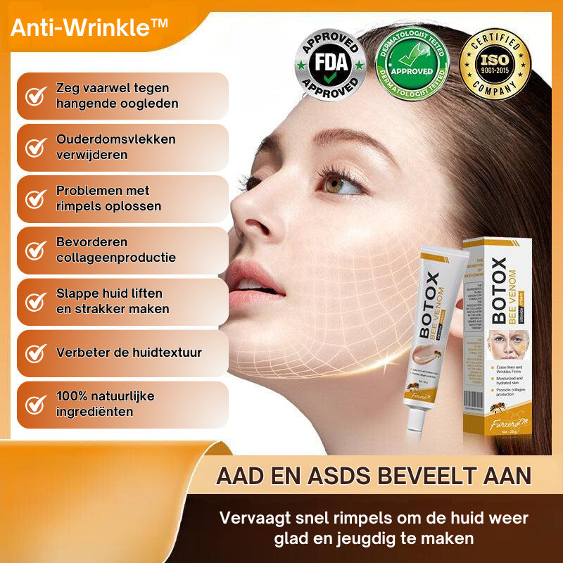 Anti-Rimpels™ | Botox Rimpelverwijdering Crème