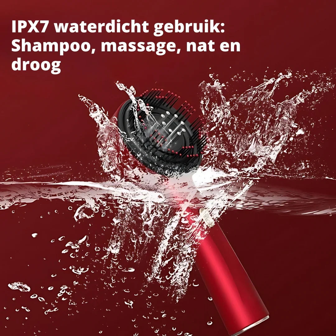 HairMulti Massagekam helpt bij het verminderen van haaruitval en bevordert de haargroei