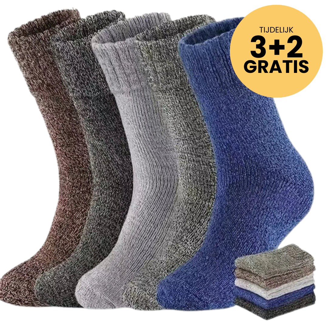 thermosokken voor Heren & Dames (5 Paar) 2 voor 29,95