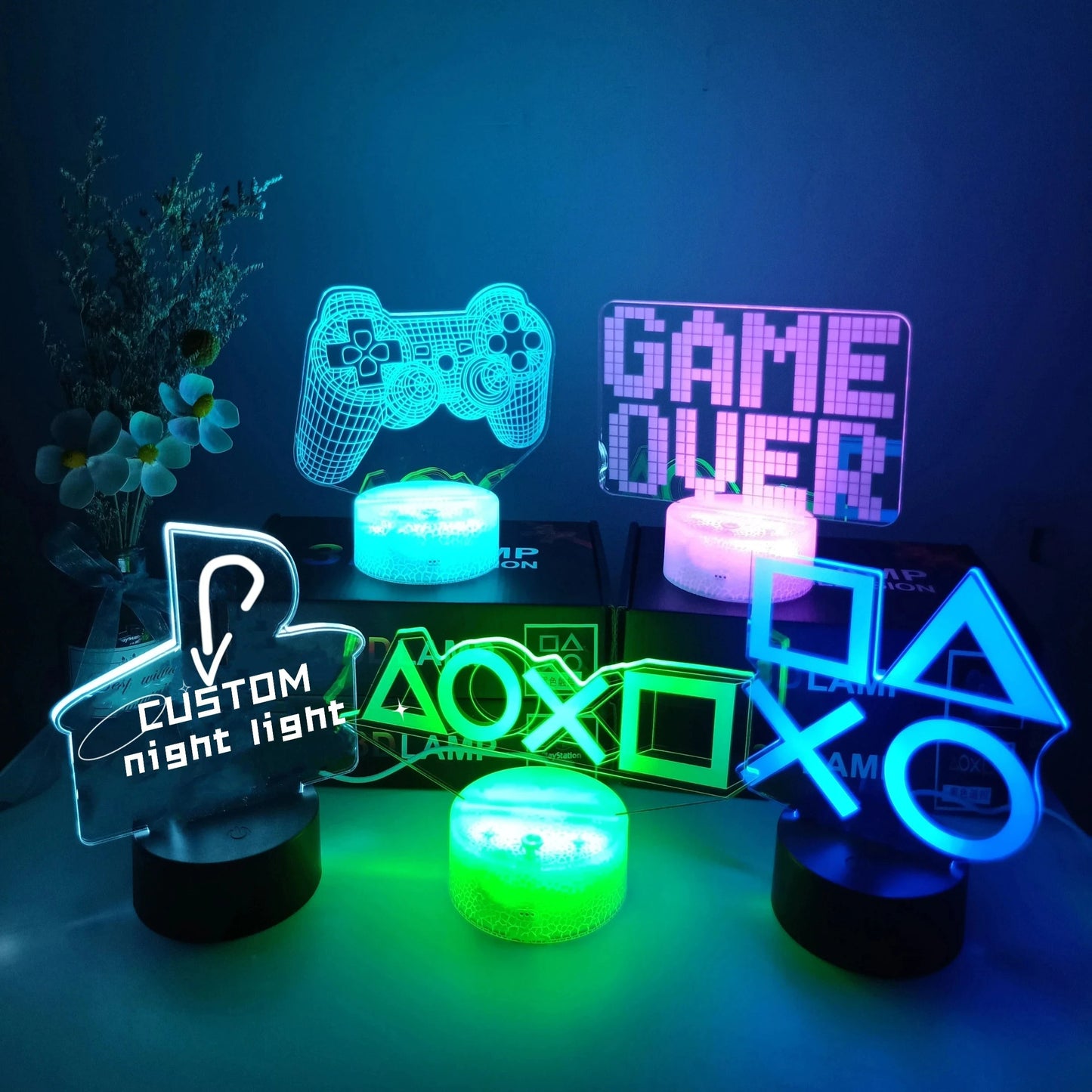 GamerGlow | Indringende 3D LED-verlichting voor Ultieme Sfeer