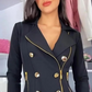 Bellissa - Blazer Jurk Dames Met Ritssluitingen