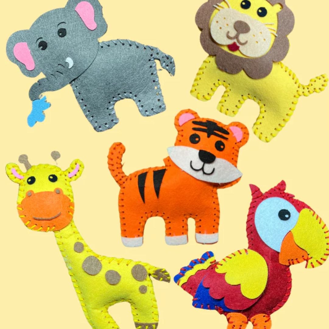 StitchJoy | Help je kinderen nieuwe vaardigheden te leren terwijl je schattige pluche dieren maakt