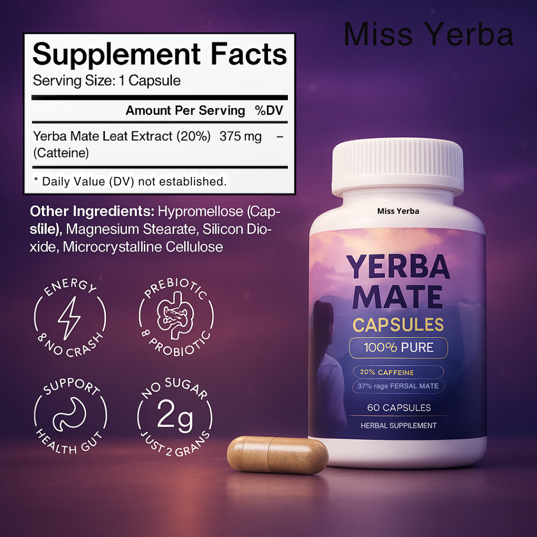 Mi Yerba Mate vetverbranding Capsules