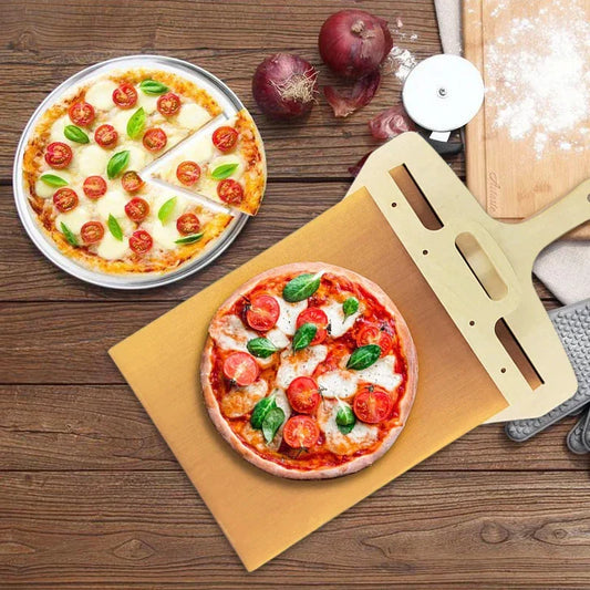 GourmetGlide | Pizzaschep met antiaanbaklaag voor professionele bakresultaten