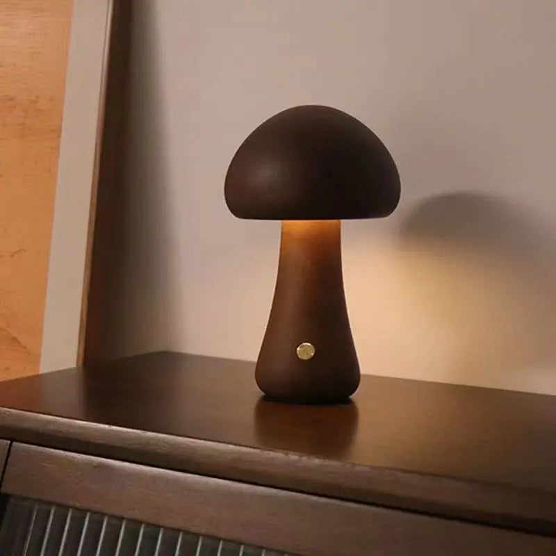 AuraMush | Massief houten lamp voor gezellige sfeer