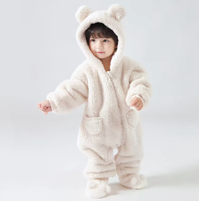 Teddy Baby Fleece suit