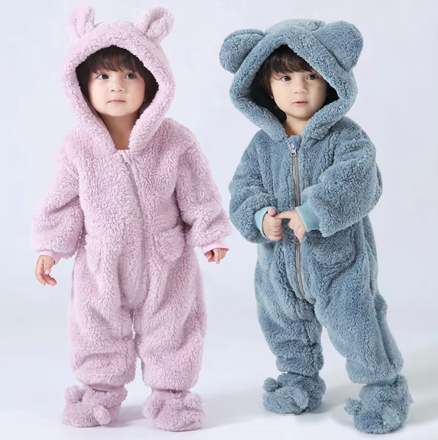 Teddy Baby Fleece suit